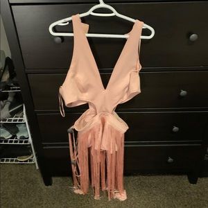 Fashions nova pink flapper girl type dress